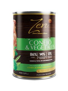 ZEN PATE CONEJO y VEGETALES 400 gr.